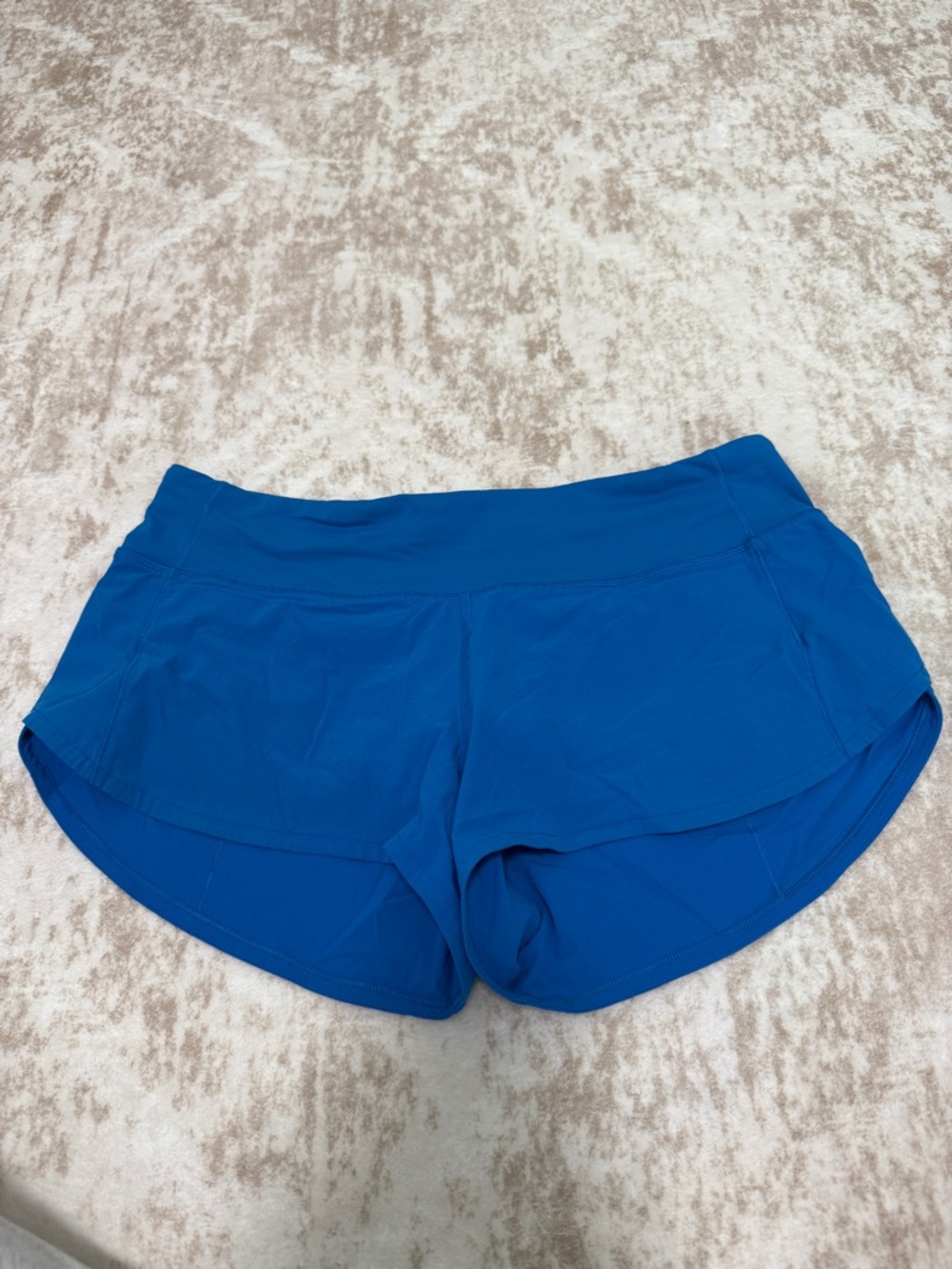 Lululemon Speed Up Shorts Low Rise 2.5” Blue Size 6
